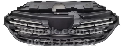 Решітка радіатора Renault Trafic 2014-, чорна, AVTM, 185642990