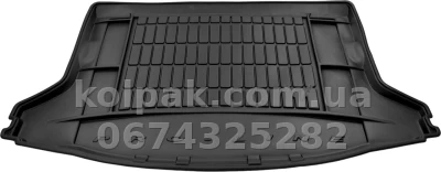 Boot mat for Subaru XV 2011-2017, without two-level boot floor, with spare wheel, Pro-Line, Frogum FG TM548010 — photo 2