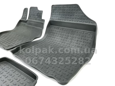 Floor mats for Toyota Camry XV50 2012-2017, Rubber, 5 pcs, Seintex, 84792 — photo 4