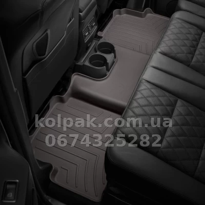 Килимки в салон Lexus RX 2016-, з бортиком, задні, какао, Weathertech 478862 — фото 2