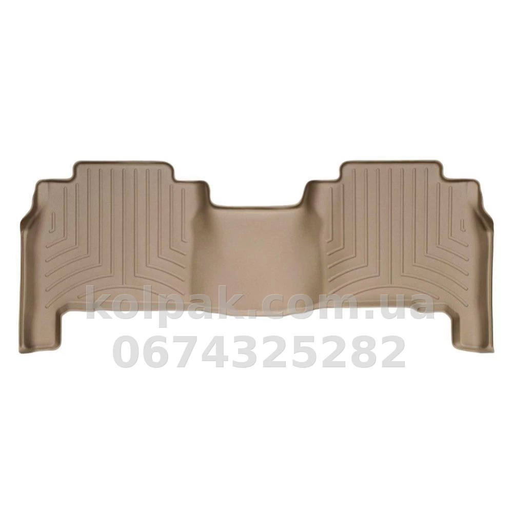Floor mats for Toyota Land Cruiser 200/Lexus LX570 2007-, with raised edges, rear, beige, Weathertech 451572 Floor mats for Toyota Land Cruiser 200/Lexus LX570 2007-, with raised edges, rear, beige, Weathertech 451572 β photo 1