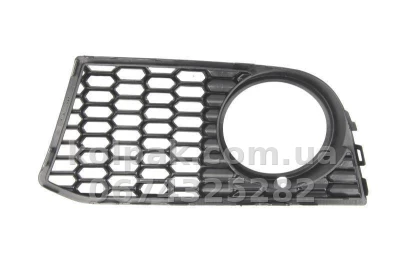Права решітка бампера BMW 5-Series F10 2010-2016, з отвором для протитуманної фари, закрита, чорна, AVTM, 51117906198, 0067 9932