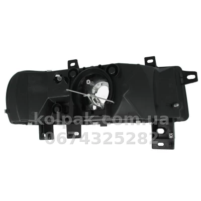 Передня ліва фара Opel Movano/Renault Master 1998-2003, H4, електричне регулювання, Depo, 551-1143L-LD-EM — фото 2