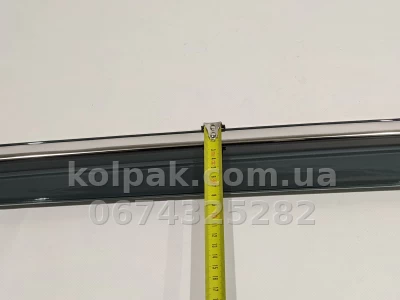 Owiewki szyb do Toyota Rav4 2019–2023 HAVOC — z chromowaną listwą — zdjęcie 9