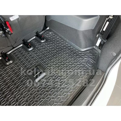 Boot mat for Renault Lodgy 2018-, split seat, 211761 Avto-Gumm — photo 2