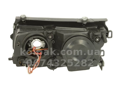 Передня фара Volkswagen Passat B5 1996-2001, права лінзована, H7/H7, електричне регулювання, Depo, 441-1156RXND7E — фото 2
