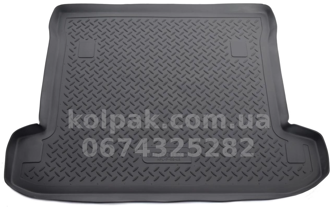 Polyurethane boot mat for Mitsubishi Pajero 4 2006-, 5 doors, Norplast NPL-P-59-48 Polyurethane boot mat for Mitsubishi Pajero 4 2006-, 5 doors, Norplast NPL-P-59-48 β photo 1