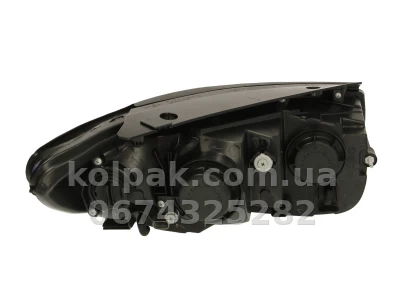 Передня ліва фара Hyundai Santa Fe 2 2010-2012, H7/H7, чорна рамка, електричне/механічне регулювання, Depo, 221-1144L-LEMN2 Передня ліва фара Hyundai Santa Fe 2 2010-2012, H7/H7, чорна рамка, електричне/механічне регулювання, Depo, 221-1144L-LEMN2 — фото 2