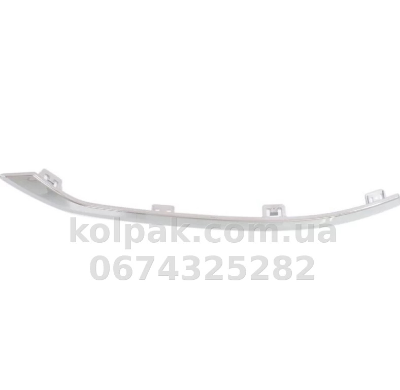Правий молдинг заднього бампера Acura TLX 2014-2017, хром, AVTM, 33508TZ3A01, 181107958 Правий молдинг заднього бампера Acura TLX 2014-2017, хром, AVTM, 33508TZ3A01, 181107958 — фото 1