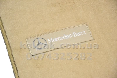 Ворсові килимки в салон Mercedes-Benz GL-Class W164/ML-Class W164 2006-2012, 5 місць, Premium, бежеві, AVTM BGLX1348 — фото 9