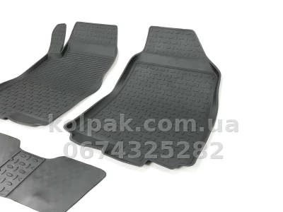 Floor mats for Chevrolet Aveo/Cobalt 2011-2015/Ravon R4 2016-, Rubber, 5 pcs, Seintex, 82910 — photo 4