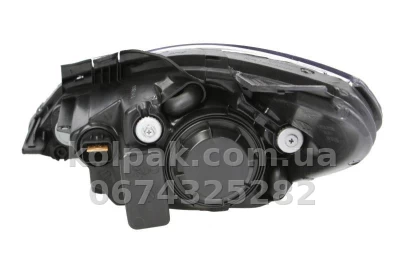 Front right headlight Hyundai i10 2007-2012, H4, electric adjustment, with motor, Depo, 221-1145RMLD-EM — photo 2