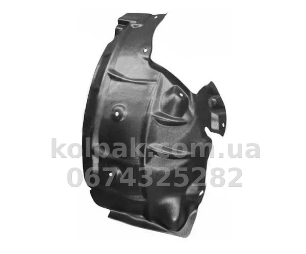 Front left wheel arch liner Renault Scenic 2009-2012 (rear section) 638430006R AVTM 445640391 Front left wheel arch liner Renault Scenic 2009-2012 (rear section) 638430006R AVTM 445640391 β photo 1