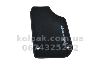 Ворсові килимки в салон Volkswagen Polo 2001-2008, чорні, 5 шт., AVTM BLCCR1679 Ворсові килимки в салон Volkswagen Polo 2001-2008, чорні, 5 шт., AVTM BLCCR1679 — фото 4