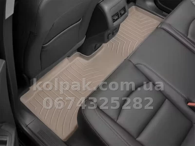 Floor mats for Audi Q7 2019-, rear, without mountings, beige, Weathertech 458875 Floor mats for Audi Q7 2019-, rear, without mountings, beige, Weathertech 458875 β photo 2
