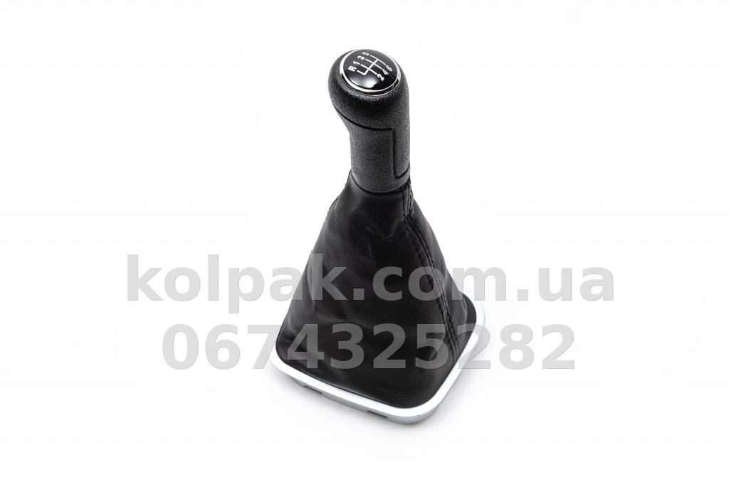 Gear lever gaiter Volkswagen Polo 2009-, + handle 6 gears, chrome, AVTM, 111642502 Gear lever gaiter Volkswagen Polo 2009-, + handle 6 gears, chrome, AVTM, 111642502 β photo 1