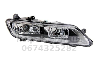 Протитуманна фара Volkswagen Passat B7 2011-2014, з денним світлом, ліва, Depo, 441-2047L-UE