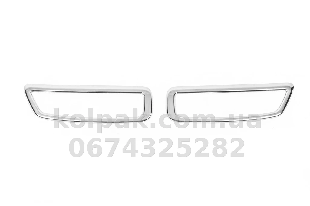 Chrome-plated Trims for surround rear bumper (2 pcs) Peugeot 3008 2016-, OmsaLine, 5719107 Chrome-plated Trims for surround rear bumper (2 pcs) Peugeot 3008 2016-, OmsaLine, 5719107 β photo 1
