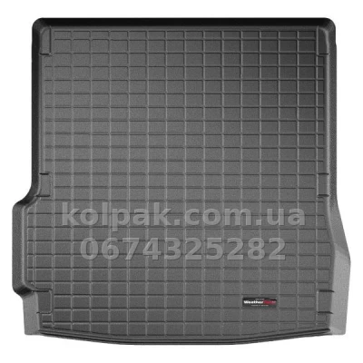 Килимок у багажник Bentley Bentayga 2016-, другий ряд — диван, чорний, WeatherTech 401146 — фото 2