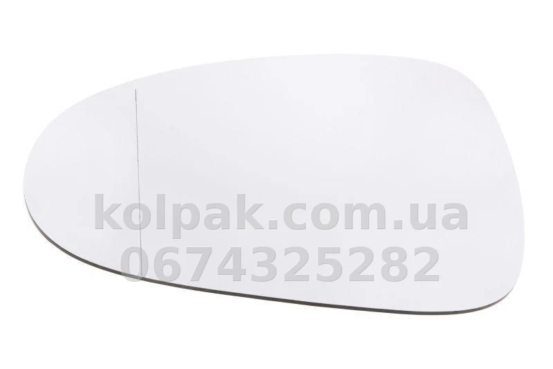 Left mirror glass Volkswagen Touareg 2010-2014, aspherical, heated, AVTM, 7P6857521B, 186471145 Left mirror glass Volkswagen Touareg 2010-2014, aspherical, heated, AVTM, 7P6857521B, 186471145 β photo 1