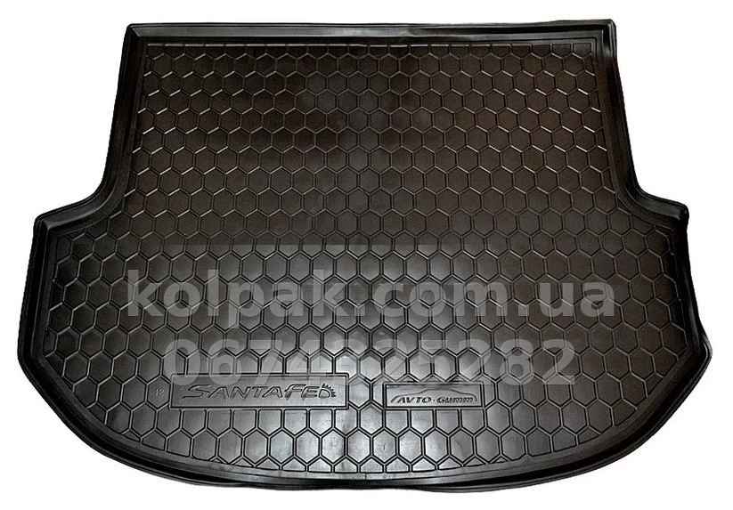 Boot mat for Hyundai Santa Fe 2012-, 5 seats, 111185 Avto-Gumm Boot mat for Hyundai Santa Fe 2012-, 5 seats, 111185 Avto-Gumm β photo 1