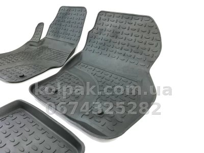 Floor mats for Ford Focus 3 2015-2019, Rubber, 5 pcs, Seintex, 87143 — photo 5