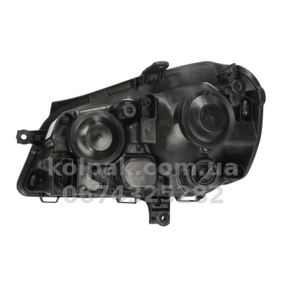 Передня права фара Volkswagen Polo 2005-2009, H7/H1, електричне регулювання, Depo, 441-11A8R-LD-EM — фото 2