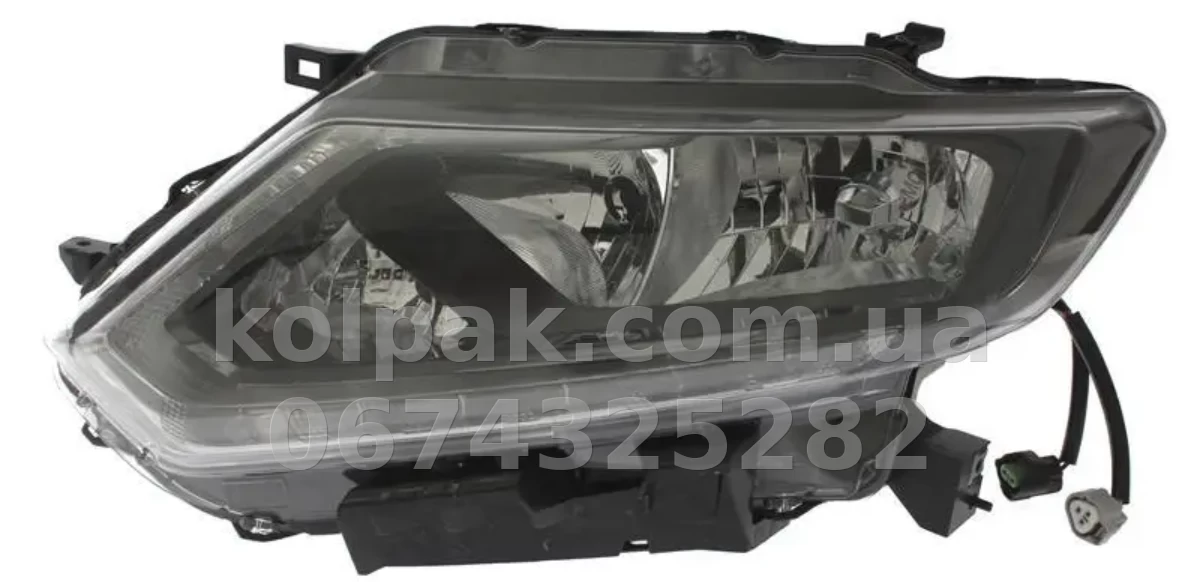 Передня ліва фара Nissan Qashqai 2014-2017/Nissan Rogue Sport 2017-2019, електричне регулювання, без коректора, без ламп, Depo, 1151136LLEMN2 Передня ліва фара Nissan Qashqai 2014-2017/Nissan Rogue Sport 2017-2019, електричне регулювання, без коректора, без ламп, Depo, 1151136LLEMN2 — фото 1