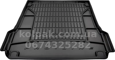 Boot mat for Peugeot 308 SW 2013-, without two-level boot floor, with side recesses, Pro-Line, Frogum FG TM405943 — photo 2