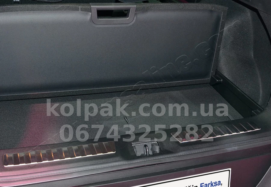 Chrome boot sill protector (Matt) Renault Kadjar 2015-, OmsaLine, 6144099T Chrome boot sill protector (Matt) Renault Kadjar 2015-, OmsaLine, 6144099T β photo 1