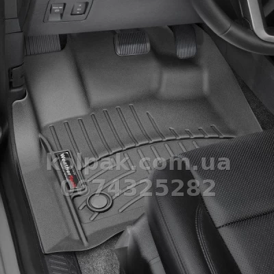 Килимки в салон Lincoln Navigator 2018-, з бортиком, передні, чорні, Weathertech 4412951 — фото 2