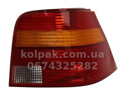 Задній правий ліхтар Volkswagen Golf 4 1997-2003, жовто-червоний, Depo, 441-1974R-UE Задній правий ліхтар Volkswagen Golf 4 1997-2003, жовто-червоний, Depo, 441-1974R-UE