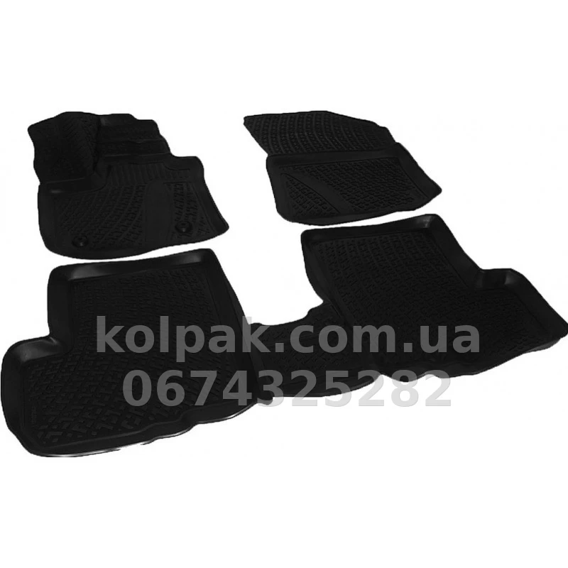 Polyurethane floor mats for Renault Logan 2004-2013, L.Locker, 206040101 Polyurethane floor mats for Renault Logan 2004-2013, L.Locker, 206040101 β photo 1