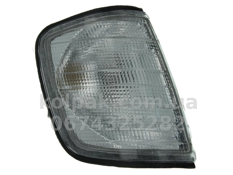 Right indicator light Mercedes-Benz E-Class W124 1984-1996, white + bulb holder - bulb, Depo, 440-1606R-WE-C Right indicator light Mercedes-Benz E-Class W124 1984-1996, white + bulb holder - bulb, Depo, 440-1606R-WE-C β photo 1