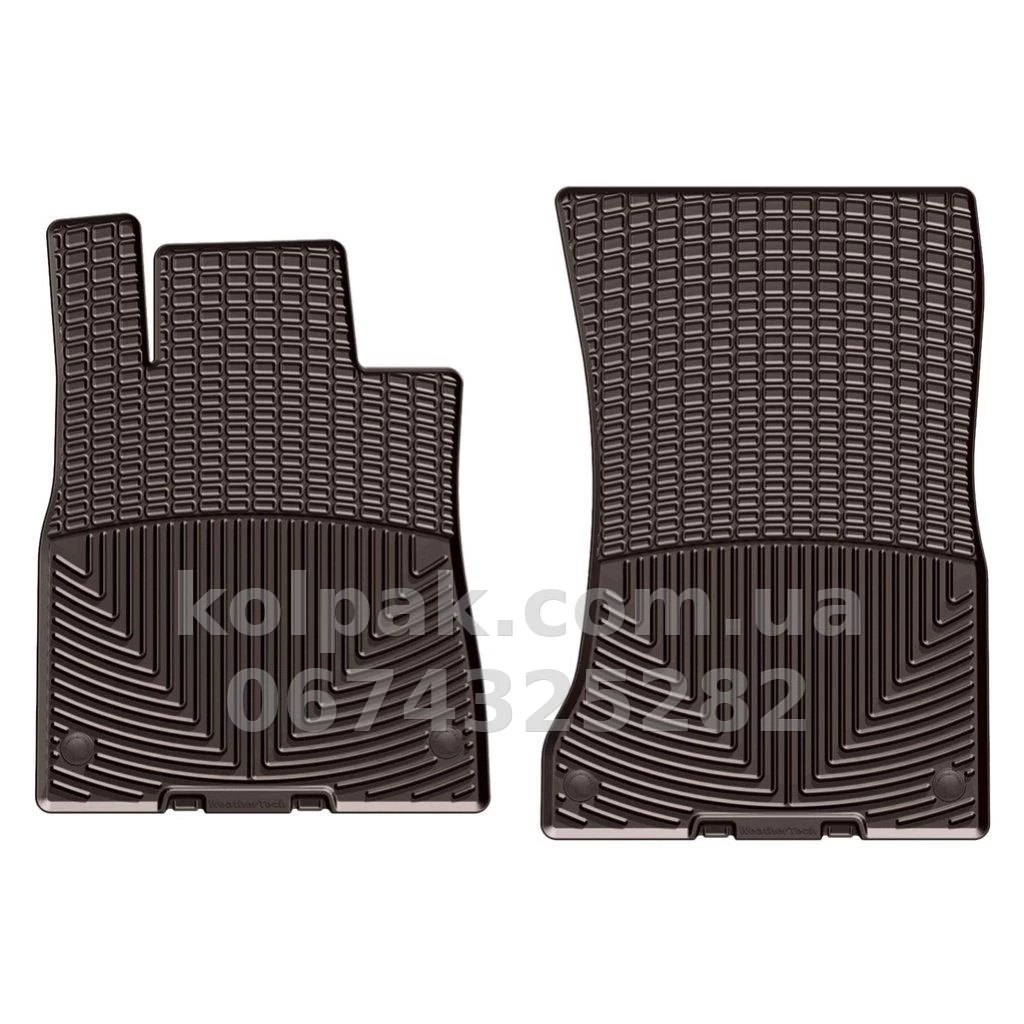 Килимки в салон Mercedes-Benz S-Class W222 2013-, передні, какао, Weathertech W351CO Килимки в салон Mercedes-Benz S-Class W222 2013-, передні, какао, Weathertech W351CO — фото 1