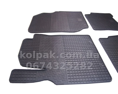 Floor mats for Nissan Almera N16 2000-/classic 2006-, 4 pcs, Polytep, 1869 — photo 7