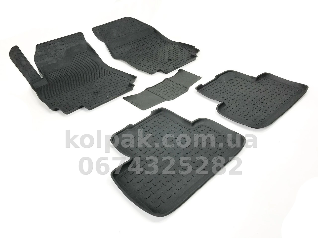 Floor mats for Mitsubishi Pajero Sport 2008-2015, Rubber, 5 pcs, Seintex, 82774 Floor mats for Mitsubishi Pajero Sport 2008-2015, Rubber, 5 pcs, Seintex, 82774 β photo 1