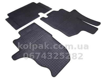 Floor mats for Renault Master 2/Opel Movano 1/Nissan Interstar 1 1998-, 3 pcs, Polytep, 85232 — photo 8
