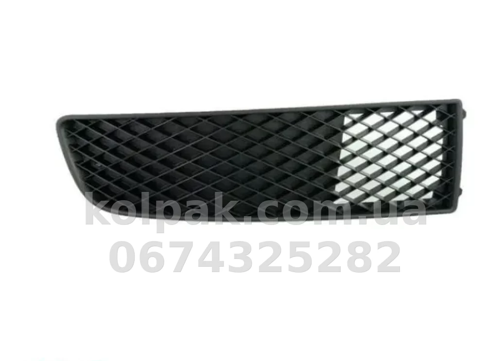 Ліва решітка бампера Seat Leon 2009-2012, отв. для протитуманної фари, AVTM, 1P08536659B9, 186203993 Ліва решітка бампера Seat Leon 2009-2012, отв. для протитуманної фари, AVTM, 1P08536659B9, 186203993 — фото 1