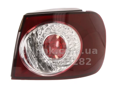 Задній правий ліхтар Volkswagen Golf Plus 2009-2013, зовнішній LED, Depo, 441-1972R3AE Задній правий ліхтар Volkswagen Golf Plus 2009-2013, зовнішній LED, Depo, 441-1972R3AE