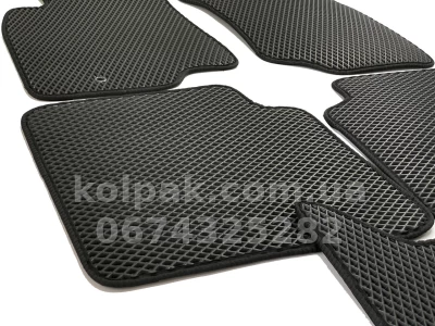 Килимки в салон Mitsubishi Lancer 2003-2007, EVA, чорні, 5 шт., AVTM BLCEV1392 Килимки в салон Mitsubishi Lancer 2003-2007, EVA, чорні, 5 шт., AVTM BLCEV1392 — фото 5