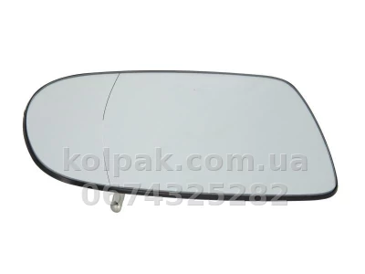 Лівий вкладиш дзеркала Opel Corsa C 2000-2007, плаский, AVTM, 1428836, 186451420