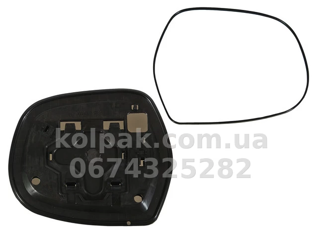 Original left mirror glass Toyota Prado 120 2002-2009, convex, heated, 87961-6A200 Original left mirror glass Toyota Prado 120 2002-2009, convex, heated, 87961-6A200 β photo 1