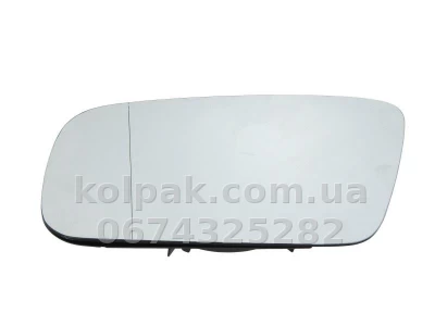 Лівий вкладиш дзеркала Audi A6 1997-2005, блакитне скло, AVTM, 4B0857535, 186411797