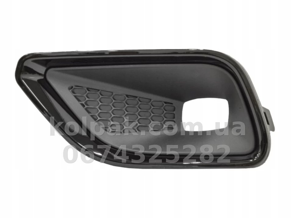 Ліва решітка бампера Jeep Cherokee 2018-, чорна, AVTM, 68287999AA, 183813915 Ліва решітка бампера Jeep Cherokee 2018-, чорна, AVTM, 68287999AA, 183813915 — фото 1