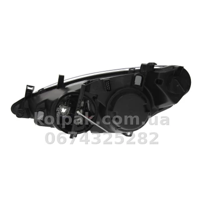 Front right headlight Peugeot 307 2000-2005, H7/H1/H1, electric adjustment, Depo, 550-1128R-LDEMF — photo 2