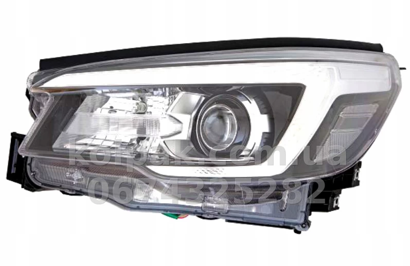 Передня ліва фара Subaru Forester (SK) 2018-2021, електричне регулювання, із коректором, без ламп (LED/WY21W/W5W), Depo, 1201104LMLDEM2 Передня ліва фара Subaru Forester (SK) 2018-2021, електричне регулювання, із коректором, без ламп (LED/WY21W/W5W), Depo, 1201104LMLDEM2 — фото 1