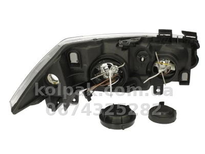 Передня ліва фара Renault Megane 2 2003-2006, H7/H1, електричне регулювання, Depo, 551-1142L-LD-EM Передня ліва фара Renault Megane 2 2003-2006, H7/H1, електричне регулювання, Depo, 551-1142L-LD-EM — фото 2