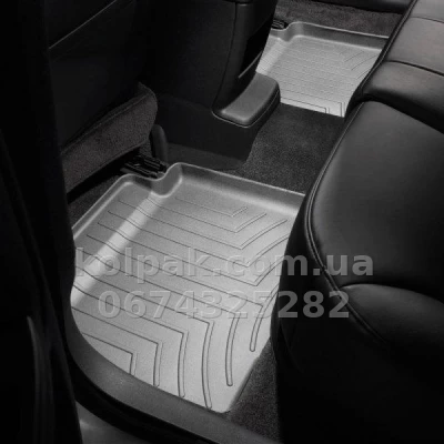 Килимки в салон Mercedes-Benz GLE-Class V167 2019-, з бортиком, задні, сірі, Weathertech 4615332 Килимки в салон Mercedes-Benz GLE-Class V167 2019-, з бортиком, задні, сірі, Weathertech 4615332 — фото 2