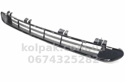 Bumper grille Peugeot 508 2011-2014, centre, black, AVTM, 7422Y8, 185423910 Bumper grille Peugeot 508 2011-2014, centre, black, AVTM, 7422Y8, 185423910 β photo 2